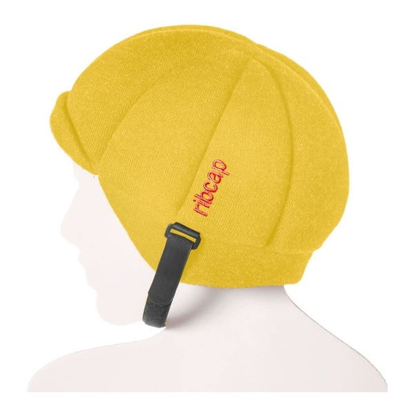 Żółta czapka ochronna Ribcap Jackson, S