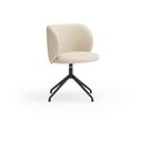 Beżowy tapicerowany fotel jadalniany Mogi – Teulat