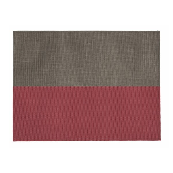 Beżowo-czerwona mata stołowa Tiseco Home Studio Stripe, 33x45 cm