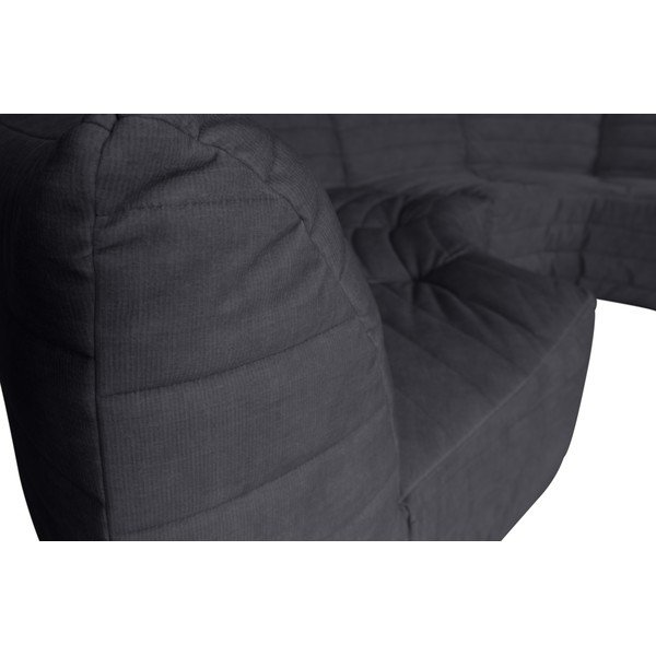 Antracytowy aksamitny narożnik Bag – WOOOD-image-1