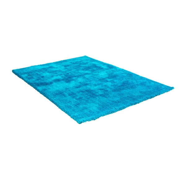 Niebieski dywan z domieszką wełny Cotex Donare, 90x160 cm