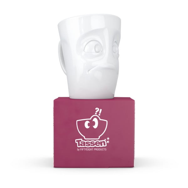 Biały bezradny porcelanowy kubek z uchem 58products-image-3