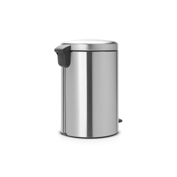 Stalowy kosz na śmieci z pedałem w kolorze matowego srebra 20 l NewIcon – Brabantia-image-3