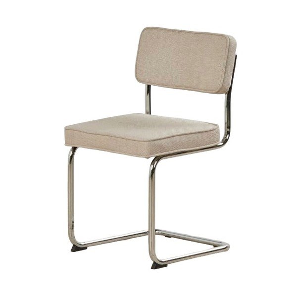 Beżowe tapicerowane krzesło bujane Rupert – Unique Furniture