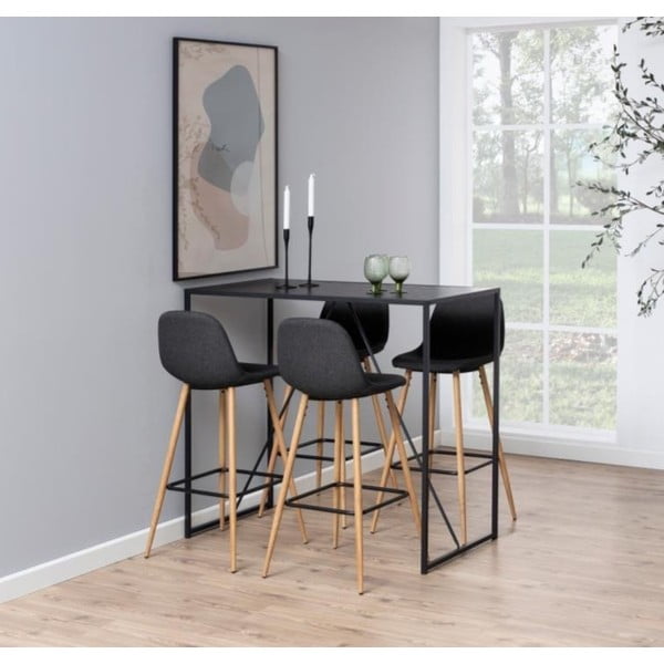 Szary/naturalny hoker 101 cm Wilma – Actona-image-1