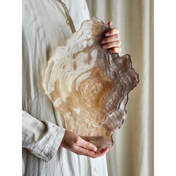 Szklana miska dekoracyjna 29x38 cm Aiku – Bloomingville-image-1