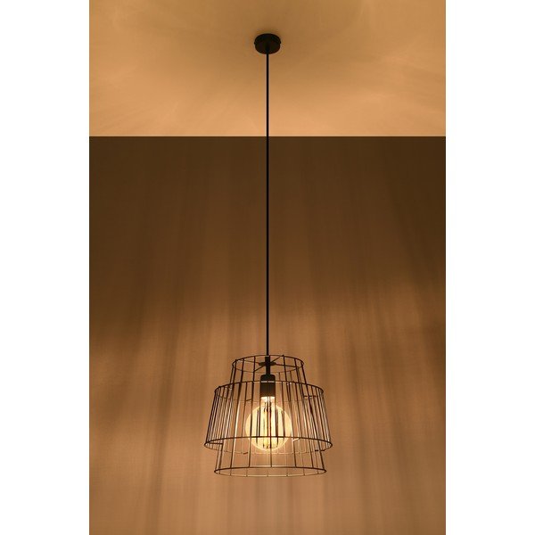 Czarna lampa wisząca Sollux Darla-image-3
