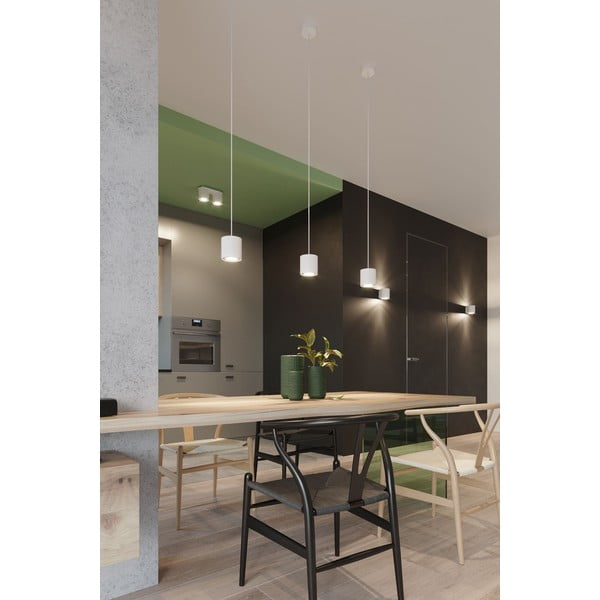 Biały kinkiet ø 10 cm Roda – Sollux-image-4