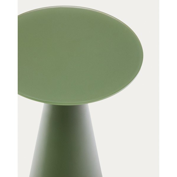 Okrągły stolik ze szklanym blatem ø 35 cm Wilshire – Kave Home-image-3