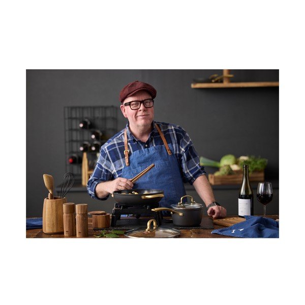 Drewniany zestaw młynków do pieprzu i soli w naturalnym kolorze 2 szt. – Holm-image-3