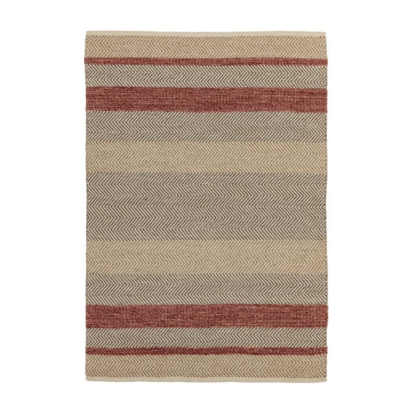 Brązowo-czerwony dywan Asiatic Carpets Fields, 160x230 cm