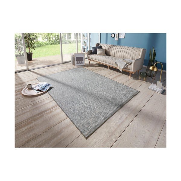 Niebieski dywan odpowiedni na zewnątrz Elle Decoration Curious Lens, 77x150 cm-image-4