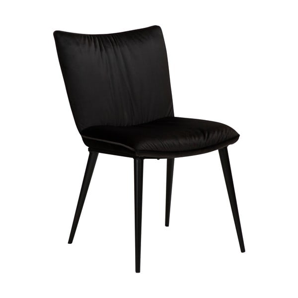 Czarne krzesło z aksamitnym obiciem DAN-FORM Denmark Join