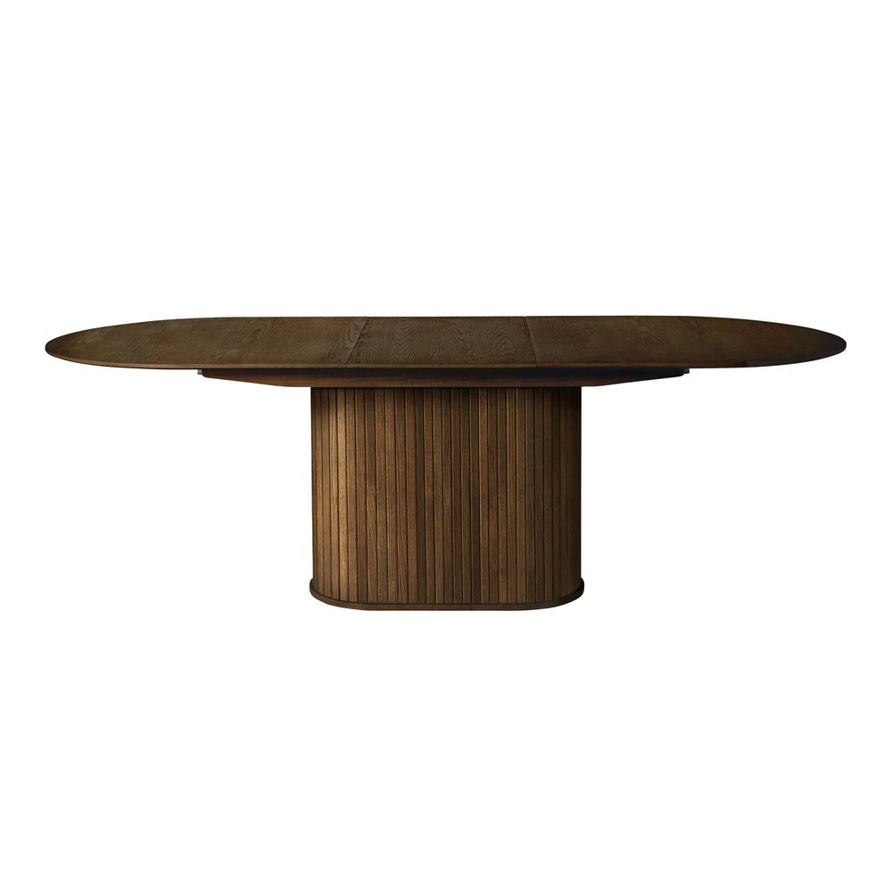 Rozkładany stół z dodatkowym blatem w dekorze dębu 95x180 cm Nola – Unique Furniture (zdjęcie 3)