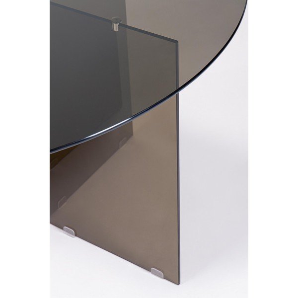 Szklany okrągły stół ø 130 cm Iride – Bizzotto-image-2