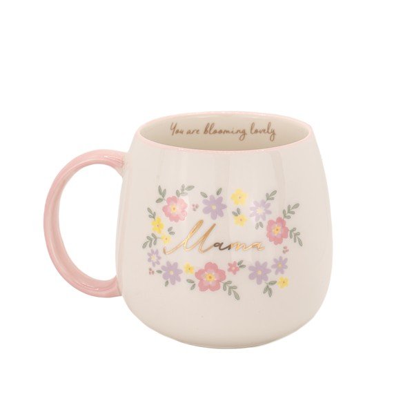 Jasnoróżowy porcelanowy kubek 450 ml Mama You Are Blooming – Sass & Belle