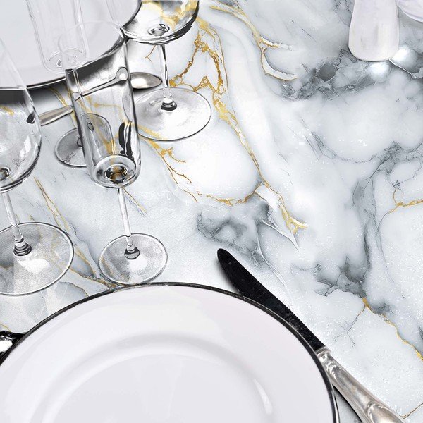 Obrus zmywalny 140x240 cm Marquina – douceur d'intérieur-image-1