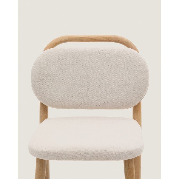 Beżowy hoker (wysokość siedziska 66 cm) Helda – Kave Home-image-2