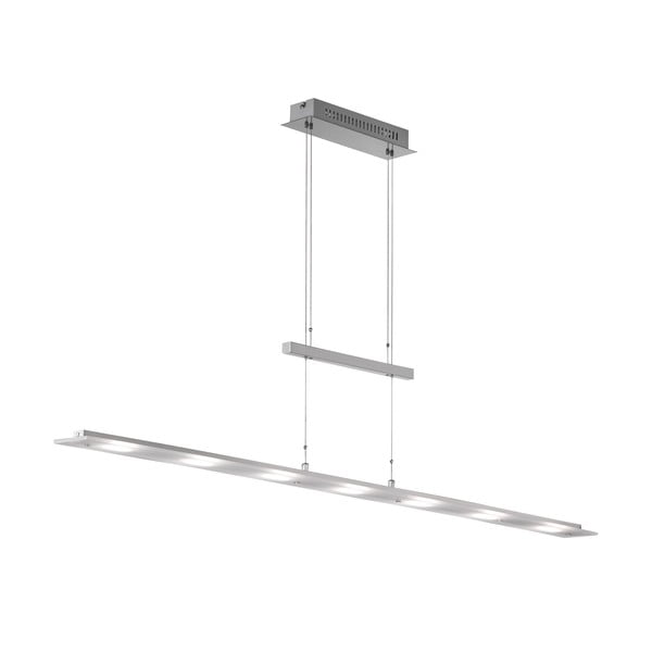 Metalowa lampa wisząca LED ze ściemniaczem w kolorze srebra Largo – Fischer & Honsel