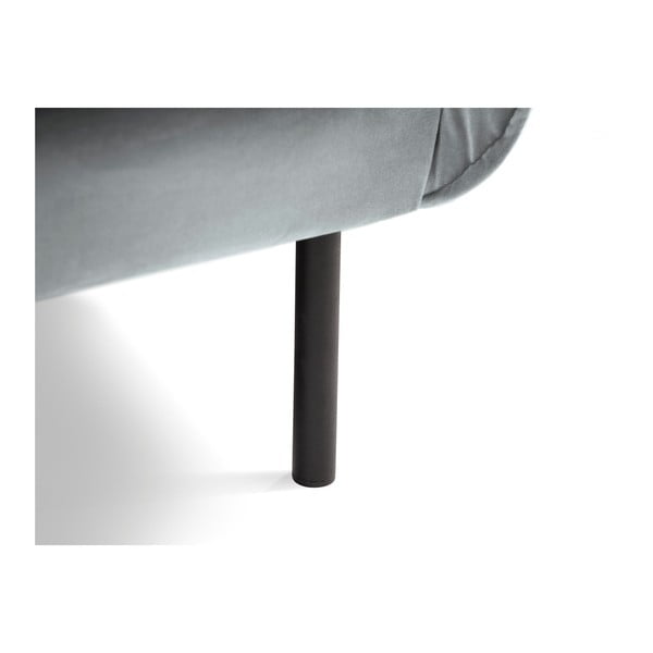 Jasnoszary aksamitny fotel Cosmopolitan Design Vienna-image-4