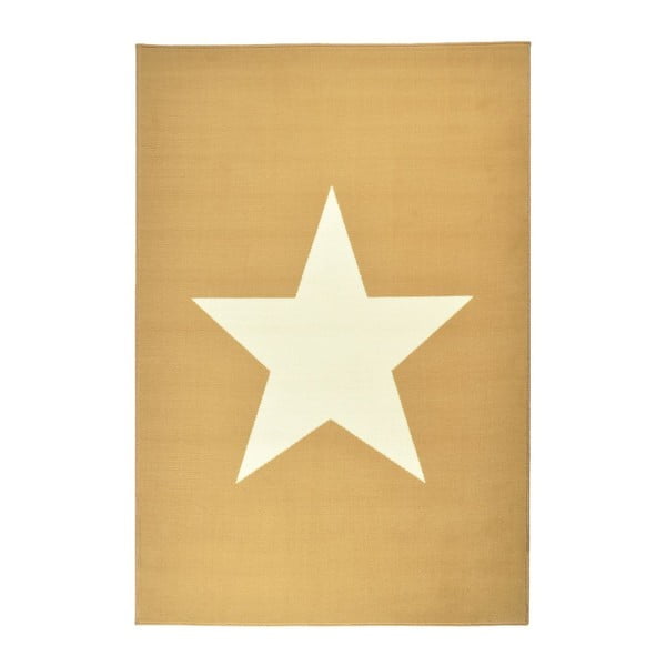 Kremowo-brązowy dywan dziecięcy Hanse Home Star, 140x200 cm