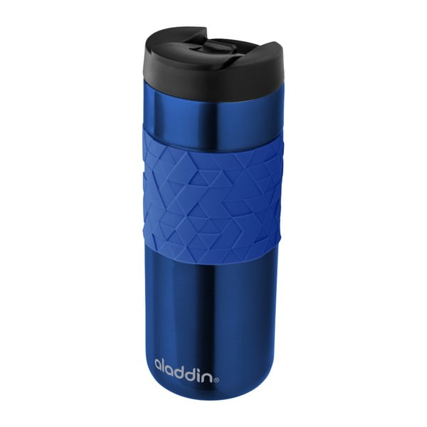 Niebieski kubek termoaktywny Aladdin Easy-Grip Leak-Lock™, 470 ml