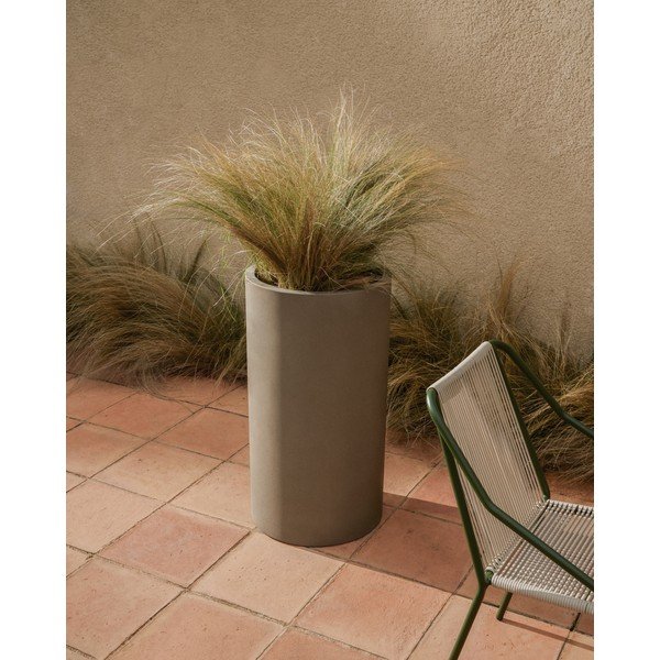 Betonowa osłonka na doniczkę ø 42 cm Aiguablava – Kave Home-image-2