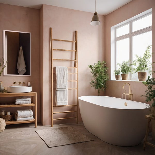 Lustro ścienne 52x72 cm Pink – knor-image-1