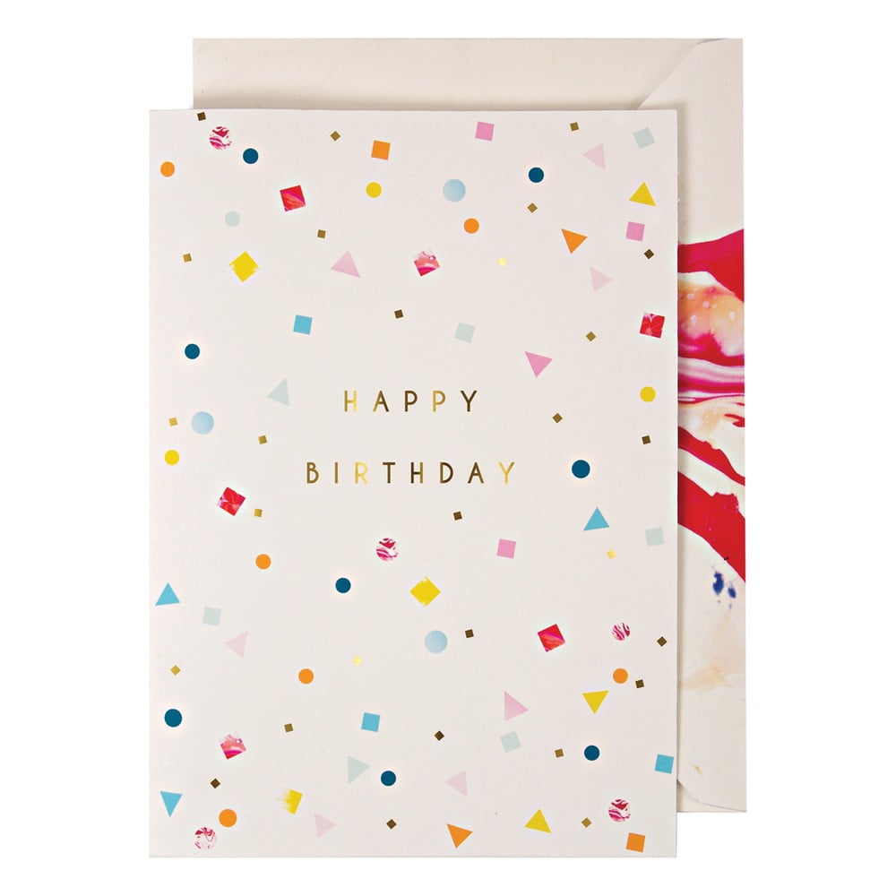 Kartka Marble Birthday – Meri Meri (zdjęcie 5)