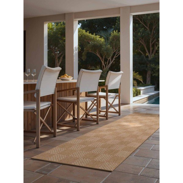 Kremowy/w naturalnym kolorze chodnik odpowiedni na zewnątrz 80x200 cm Haringey Dorothy – Ted Baker-image-2