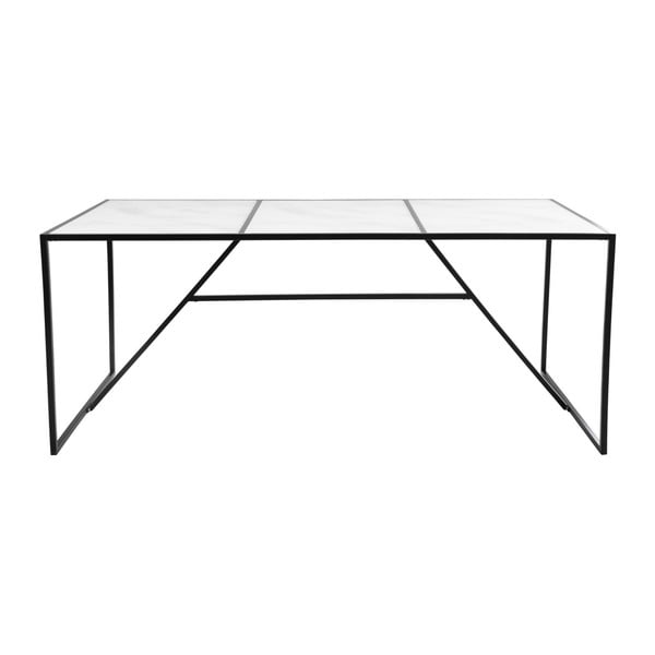 Stół z czarną konstrukcją RGE New York, dł. 185 cm