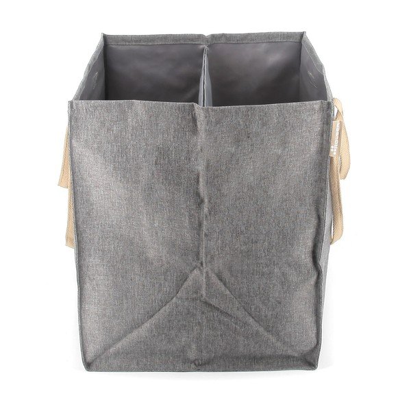 Szary tekstylny kosz na pranie 71 l Laundry Hub Tweed duplo – Rolser-image-3