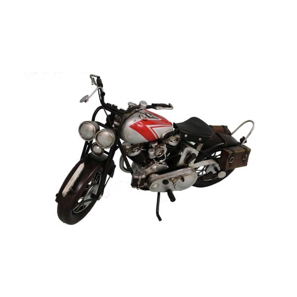 Motor dekoracyjny Antic Line Motorcycle Silver