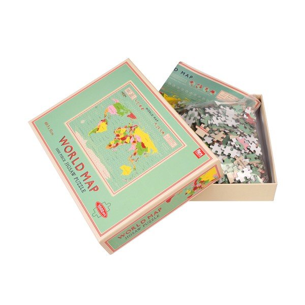 Puzzle (liczba elementów 1000) World Map – Rex London-image-2