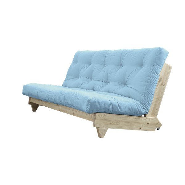 Sofa rozkładana Karup Design Fresh Natural Clear/Light Blue-image-4