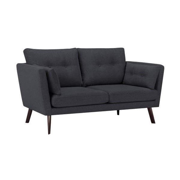 Ciemnoszara sofa 3-osobowa Mazzini Sofas Elena