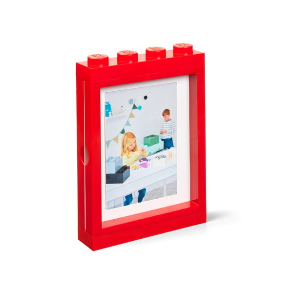 Czerwona ramka na zdjęcie LEGO®, 19,3x26,8 cm