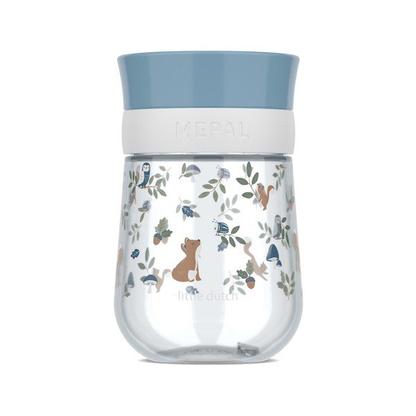 Jasnoniebieski plastikowy kubek dla dzieci 300 ml Forest Friends – Mepal