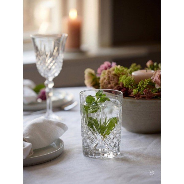Szklanki zestaw 6 szt. 250 ml Melodia – Lyngby Glas-image-1