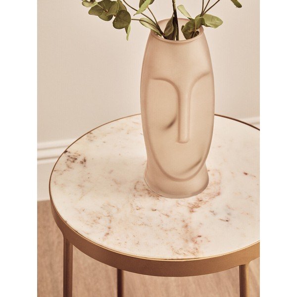 Okrągły stolik z marmurowym blatem ø 36 cm Shalimar – Premier Housewares-image-3