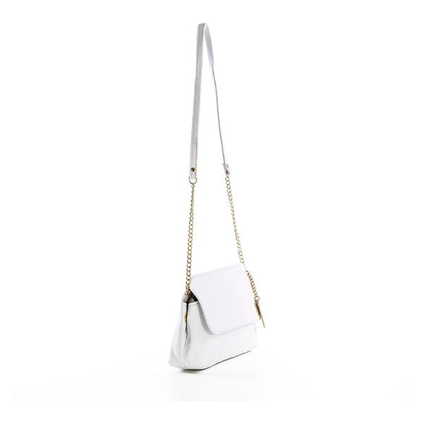 Skórzana torebka Envelope White-image-4