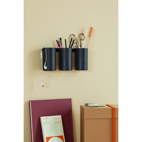 Metalowy organizer na artykuły papiernicze Silo – Hübsch-image-1