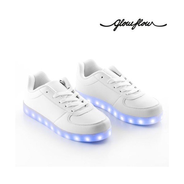 Białe tenisówki z LED InnovaGoods GlowFlow Trainers, rozm. 40-image-2