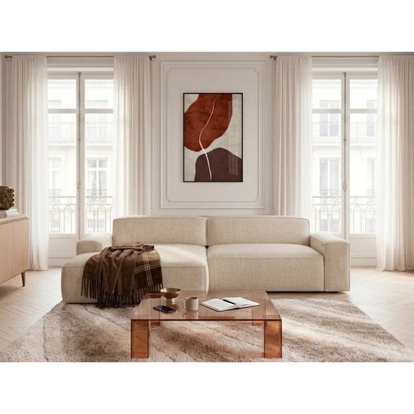 Beżowy rozkładany/z elektryczną regulacją siedziska narożnik (lewostronny) Abel – Bobochic Paris-image-3