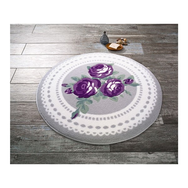 Okrągły dywanik łazienkowy Confetti Bathmats Rose Bud, ⌀ 100 cm