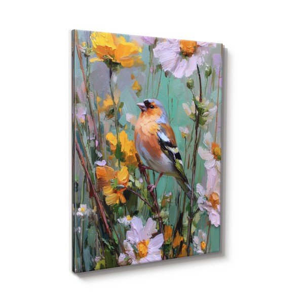 Obraz drukowany z ramą w zestawie 60x80 cm Fringilla – Styler-image-3