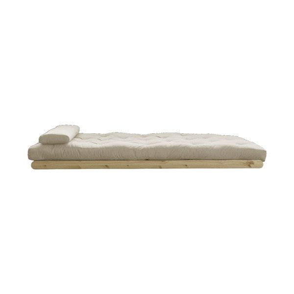 Sofa rozkładana z beżowym pokryciem Karup Design Figo Natural/Beige-image-2