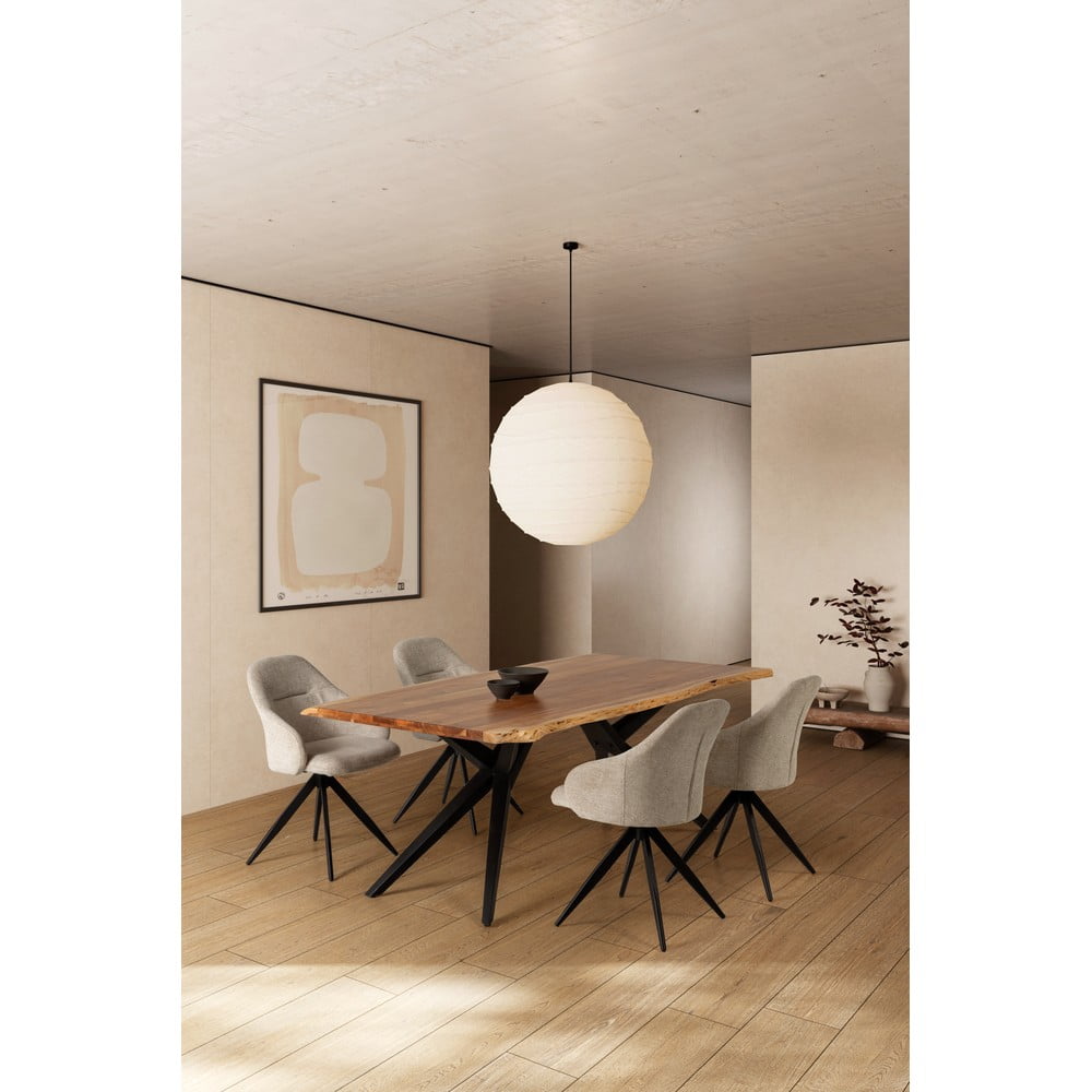 Stół z blatem z drewna akacjowego 100x200 cm Mudri – MOME (zdjęcie 5)