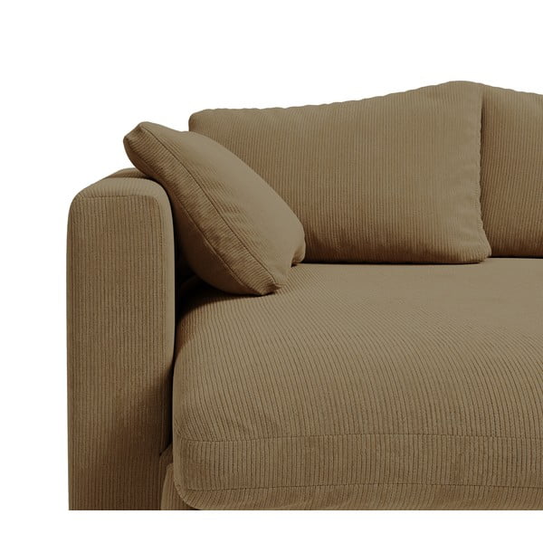 Beżowy sztruksowy narożnik (lewostronny) Comfy – Scandic-image-3