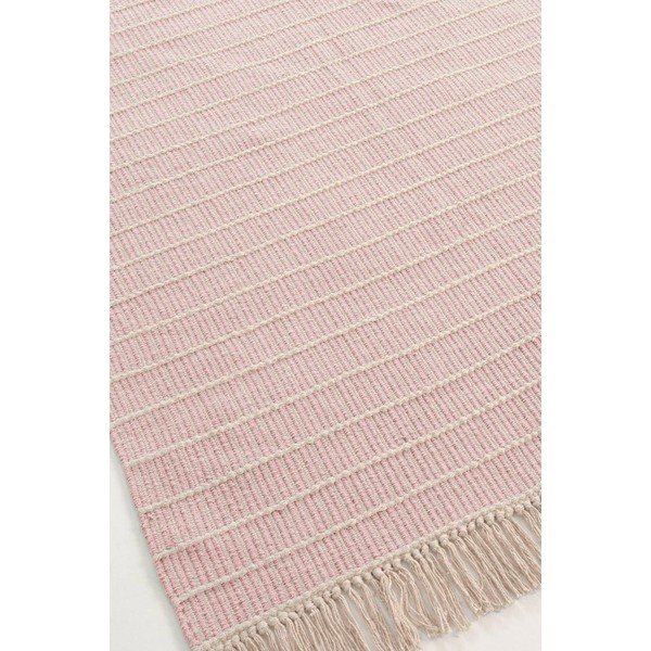 Różowy bawełniany chodnik tkany ręcznie 80x150 cm Irma – Jotex-image-4